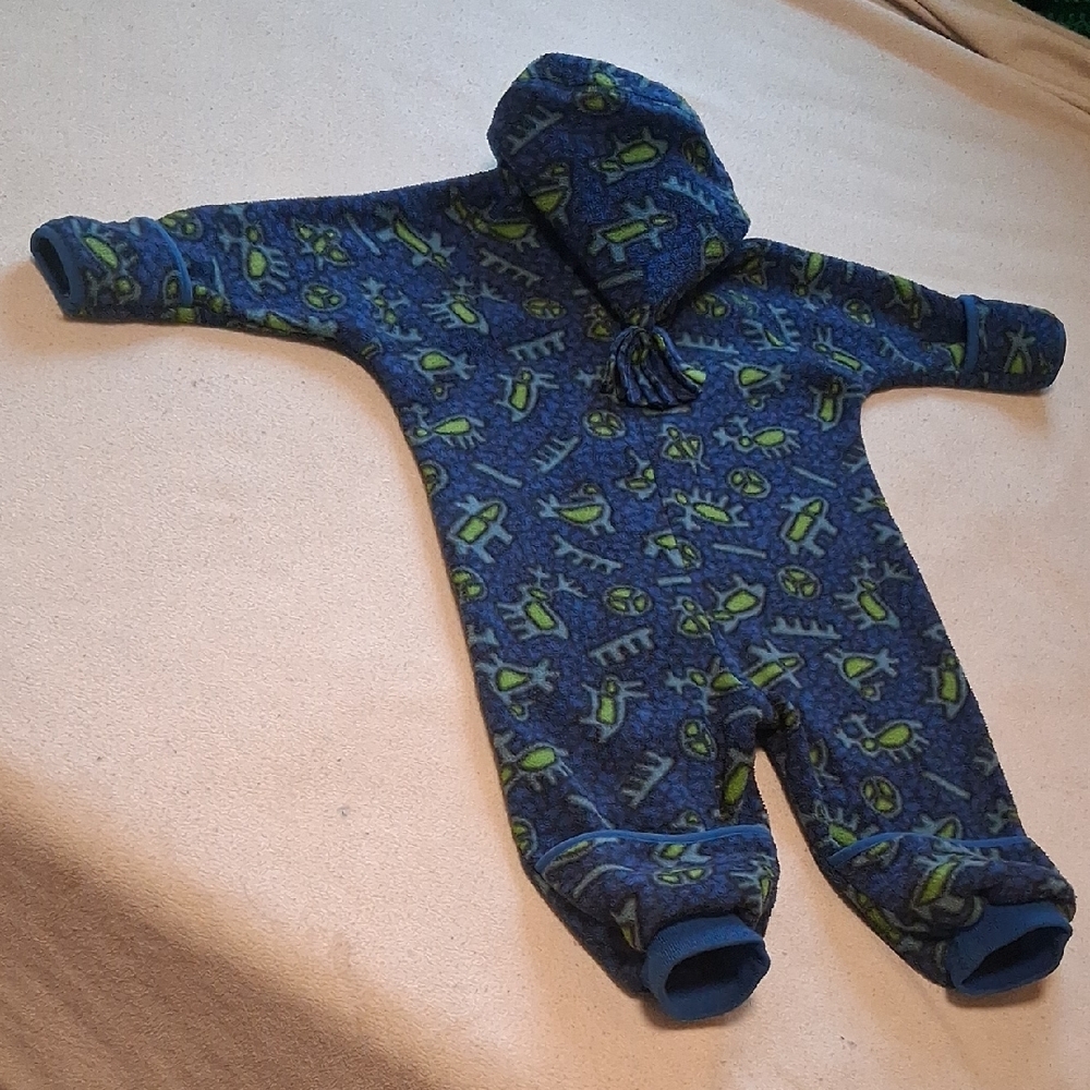 12-18m LLBean Zip Up One Piece Warm - Picture 11 of 12